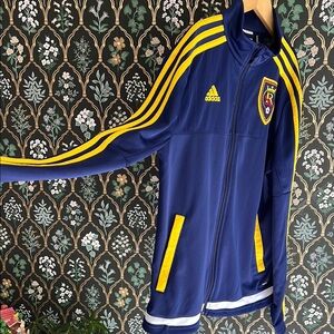 Adidas Real Salt Lake Men’s Full Zip Training Jacket Size Small